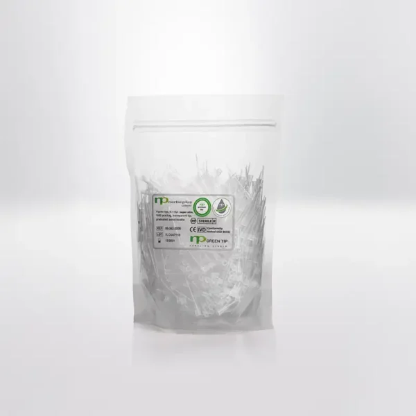 Pipettespids PP 20ul Super Slim, Steril, Bulk 1000stk