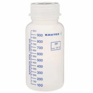Flasker pp, plast 303, Kautex m/låg