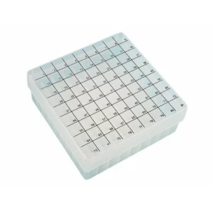 Fryseæske transp. 52 mm / 9x9, ID-kode (10 stk)