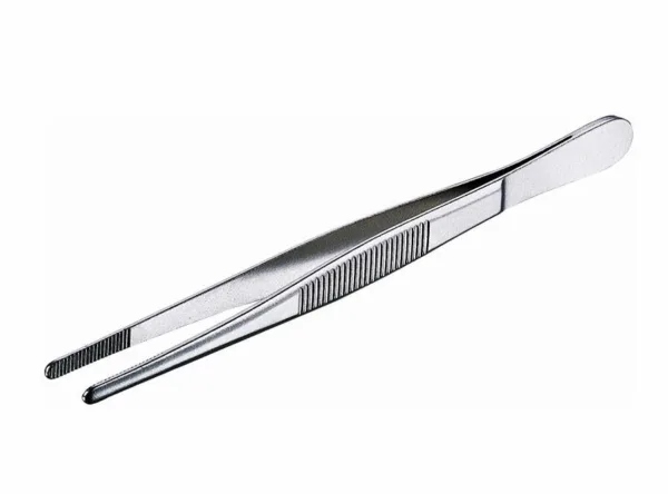 Pincet rustfri, rund 115 mm
