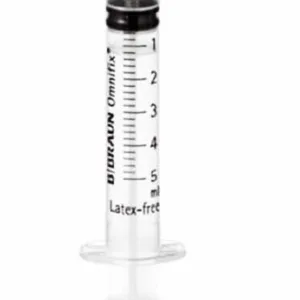 Omnifix sprøjte 3-komponent 5 ml luer tip Steril EO
