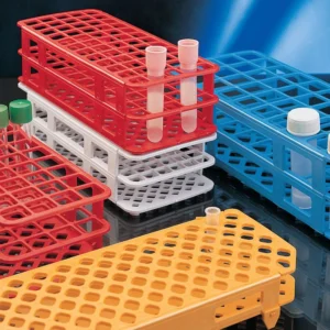 Racks til rør max. 16 mm diameter, rød, 1 stk