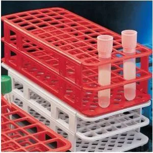 Racks til rør max. 16 mm diameter, rød, 1 stk
