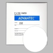 Kvalitativt papirfilter nr. 232 ø 185 mm. 100 stk
