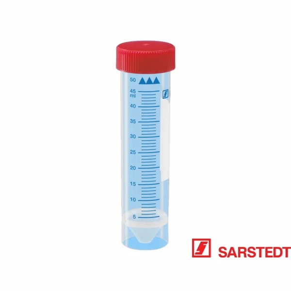 Centrifugerør 50 ml, konisk bund/ståring, PP steril
