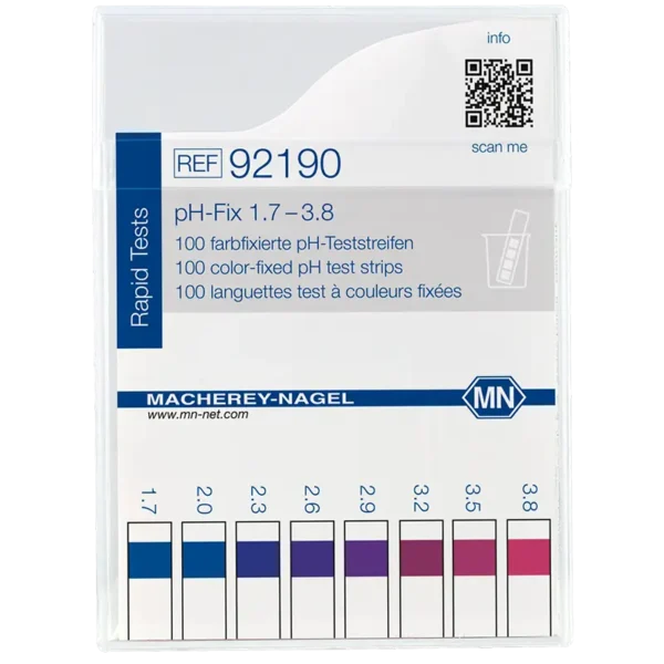 pH-Fix 1,7 - 3,8, 100 stk.
