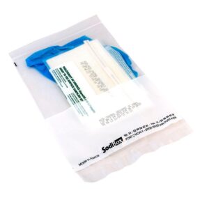 Hvid klud (34x37), 25ml pept+neutr, 2 handsker