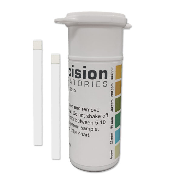 Low Level Chlorine Strips, 0300 ppm Food Diagnostics