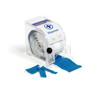 Detectaplast dispenser, blå, 6cmx5m, m. cut, 1 stk.