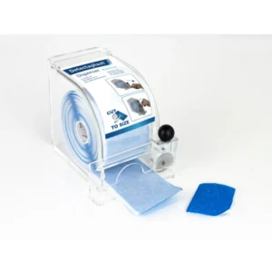 Detectaplast dispenser, blå m. skum, 6cmx5m, m. cut, 1 stk.