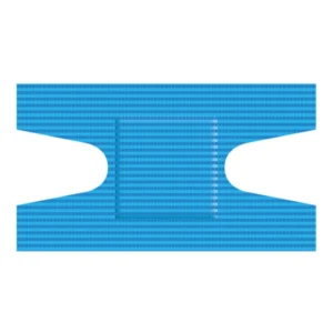 Detekterbar plaster, kno, blå, 68x38 mm, 50 stk.