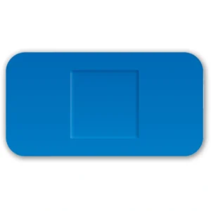 Detekterbar plaster, blå, 38x72 mm, 50 stk.