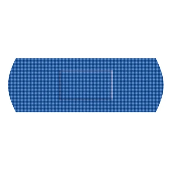Detekterbar plaster, blå, 25x72 mm, 100 stk.