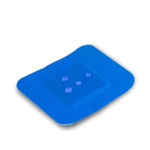 Detekterbar X-Ray plaster, blå, 38x38 mm, 100 stk.