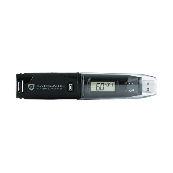 USB præcisions logger m. display temp