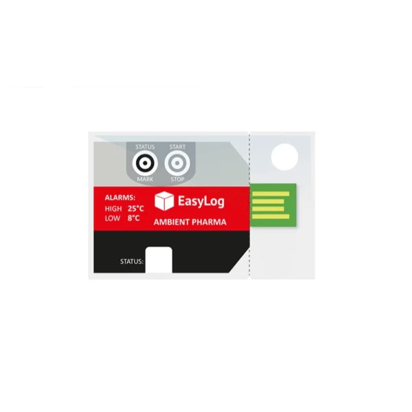 Pharma PDF Data Logger - Alarm ved 8 og 25°C