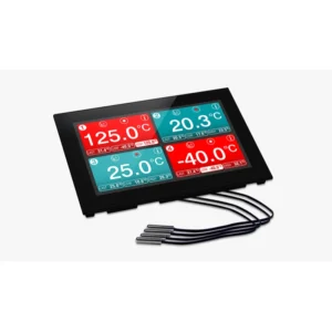 USB 4 kanals logger m. 7" skærm