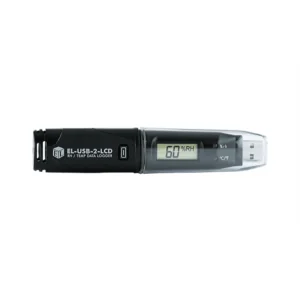 USB logger m. display temp -35/80°C
