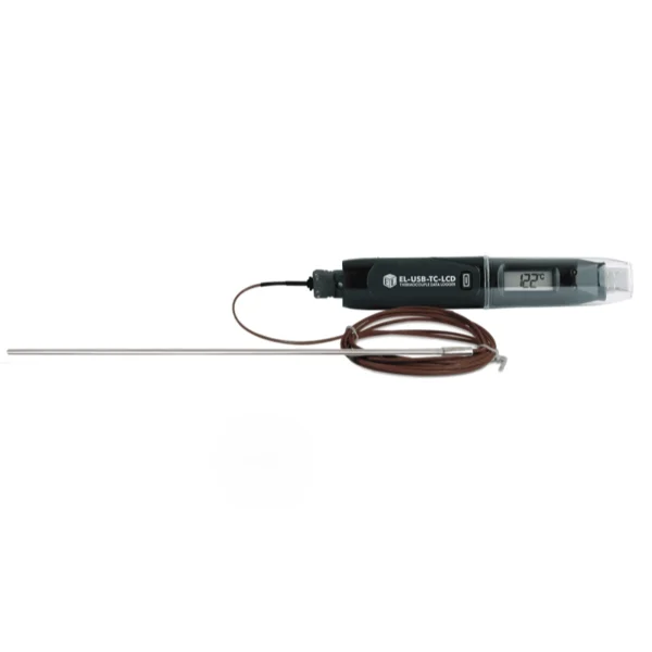 USB Vac. logger m. display temp -100/100°C