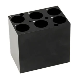 Hulblok til 6 rør til "incubator"