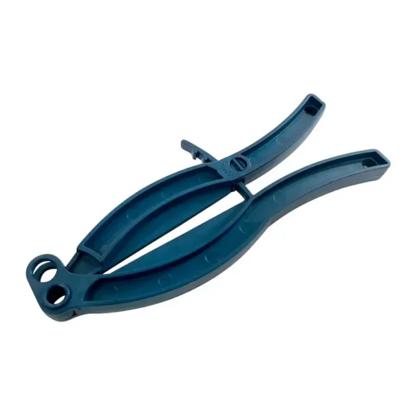 Blå detekterbar lukkeclips FISH 240mm (lukning 100mm)