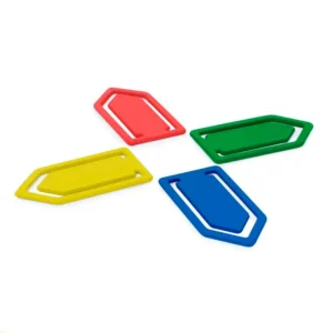 Detekterbar papirclips 12 x 5 cm, Blå
