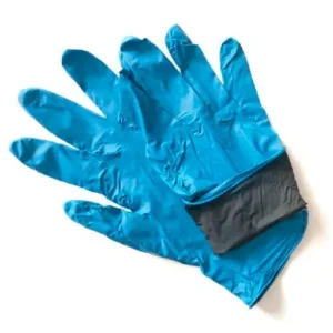 Detekterbare nitril handsker, blå - str. L