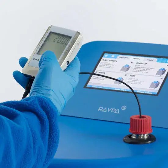 Datalogger m/probe til kalibrering, Medie Preparator